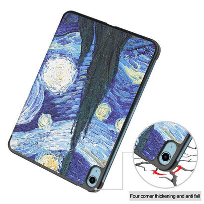 tri-fold-caster-hard-shell-cover-starry-sky-style-for