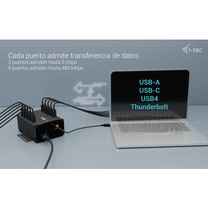 i-tec-usb-c-usb-a-metal-chargingdata-hub-15w-per-port-10x-usb-c-integrated-power-adapter-180w