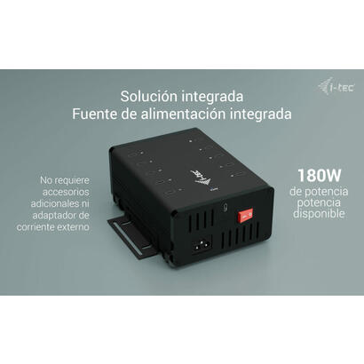 i-tec-usb-c-usb-a-metal-chargingdata-hub-15w-per-port-10x-usb-c-integrated-power-adapter-180w