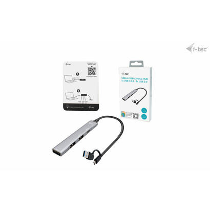 i-tec-usb-a-usb-c-metal-hub-1x-usb-c-31-3x-usb-20