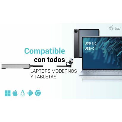 i-tec-usb-a-usb-c-metal-hub-usb-c-31-3xusb-20
