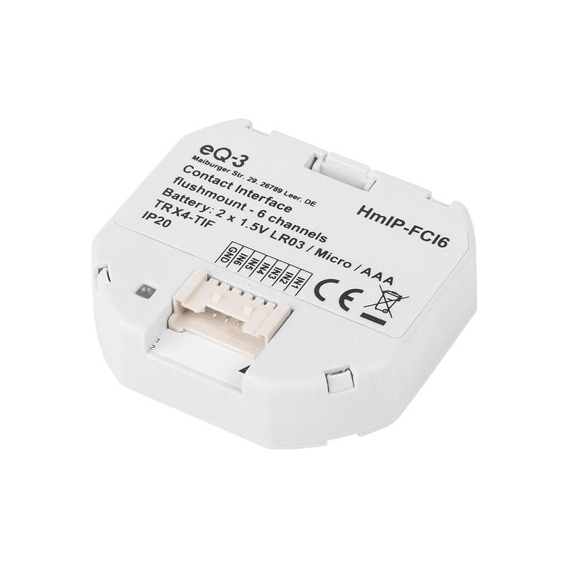 interfaz-de-contacto-ip-homematic-empotrada-6-vias-hmip-fci6-rele-blanco-153501a0 interfaz-de-contacto-ip-homematic-empotrada-6-vias-hmip-fci6-rele-blanco-153501a0