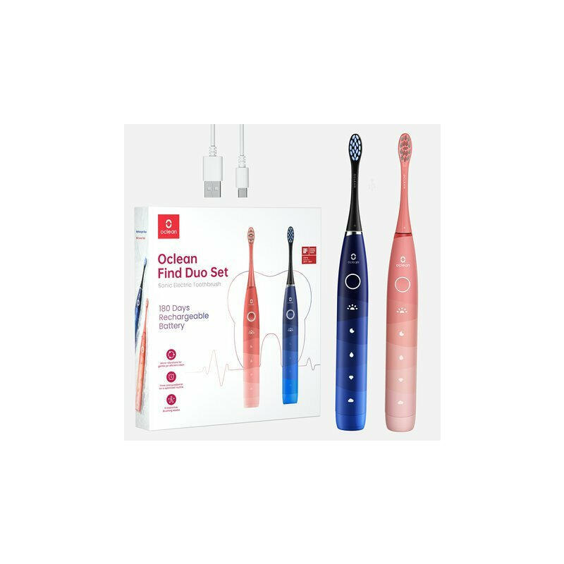 oclean-find-duo-set-de-cepillos-de-dientes-sonicos-rojoazul