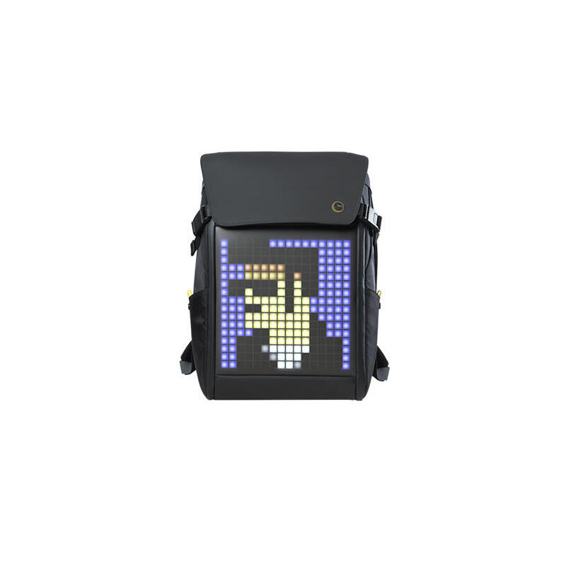 mochila-divoom-con-pantalla-de-pixeles-personalizable-led-negro