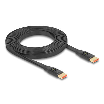 cable-de-banda-plana-de-delock-displayport-8k-60hz-negro-3-metros-81007