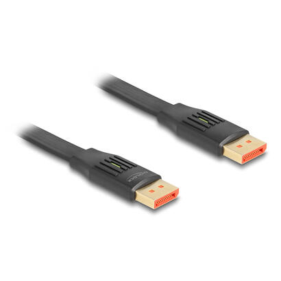 cable-de-banda-plana-de-delock-displayport-8k-60hz-negro-3-metros-81007