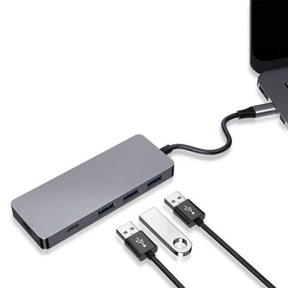tnb-iclick-hub-usb-c-tipo-c-6-en-1-gris-sideral tnb-iclick-hub-usb-c-tipo-c-6-en-1-gris-sideral