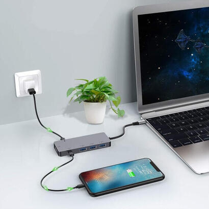 tnb-iclick-hub-usb-c-tipo-c-6-en-1-gris-sideral tnb-iclick-hub-usb-c-tipo-c-6-en-1-gris-sideral