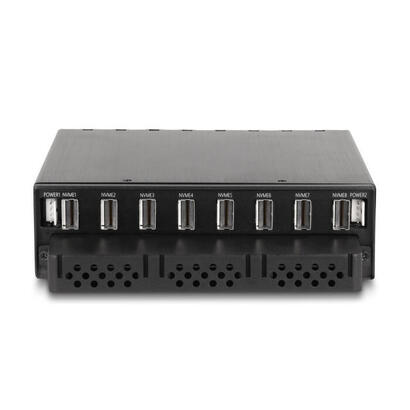 delock-47129-rack-movil-de-525-para-8-x-ssd-m2-nvme-con-conector-sas-sff-8654-delgado