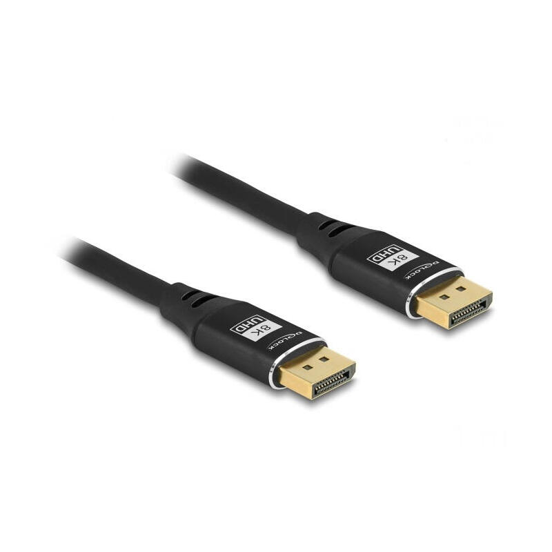 delock-80620-cable-displayport-8k-60-hz-1-m-negro-metal