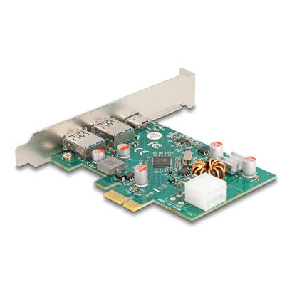 delock-90229-tarjeta-pci-express-x1-a-1-x-externo-usb-type-c-hembra-pd-30-w-2-x-usb-externo-tipo-a-hembra-usb-5-gbps