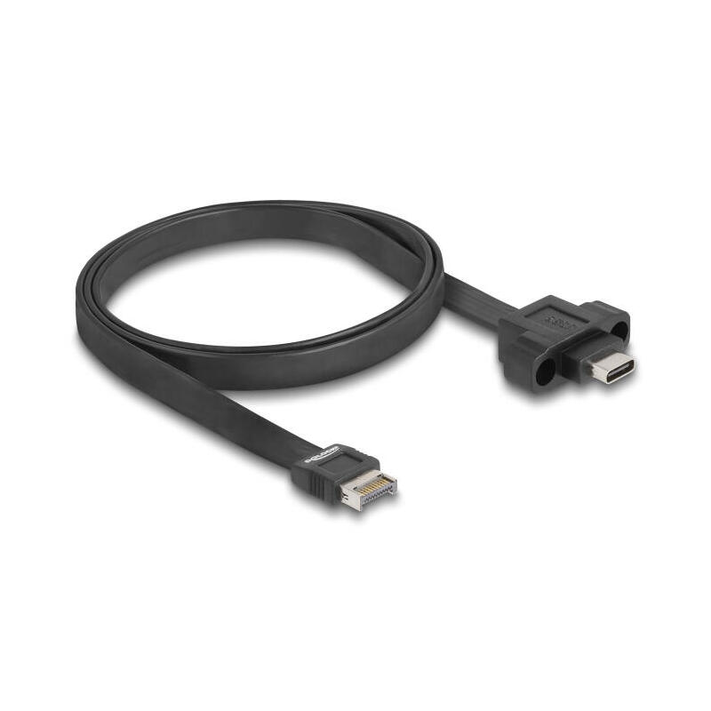 delock-85760-usb-10-gbps-cable-plano-tipo-e-key-a-macho-de-20-pines-para-usb-type-c-panel-de-montaje-hembra-de-75-cm