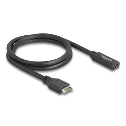 delock-85666-cable-usb-10-gbps-key-tipo-e-a-20-pines-macho-a-usb-type-c-hembra-70-cm