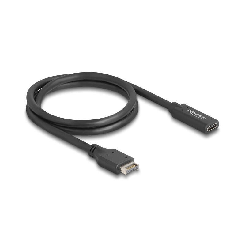 delock-85666-cable-usb-10-gbps-key-tipo-e-a-20-pines-macho-a-usb-type-c-hembra-70-cm