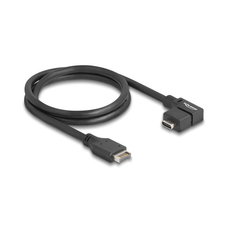 delock-85759-cable-usb-10-gbps-key-tipo-e-a-20-pines-macho-a-usb-type-c-hembra-sesgado-70-cm