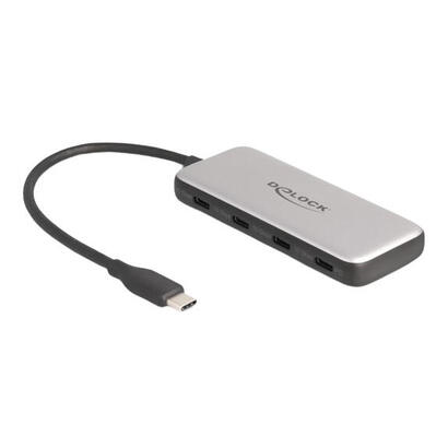 delock-64261-concentrador-usb-type-c-de-usb-10-gbps-con-4-x-usb-type-c-hembra-y-pd-de-85-vatios