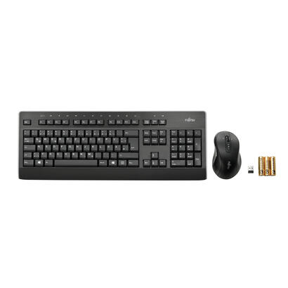 teclado-aleman-fujitsu-lx960-raton-incluido-hogar-rf-inalambrico-qwertz-negro