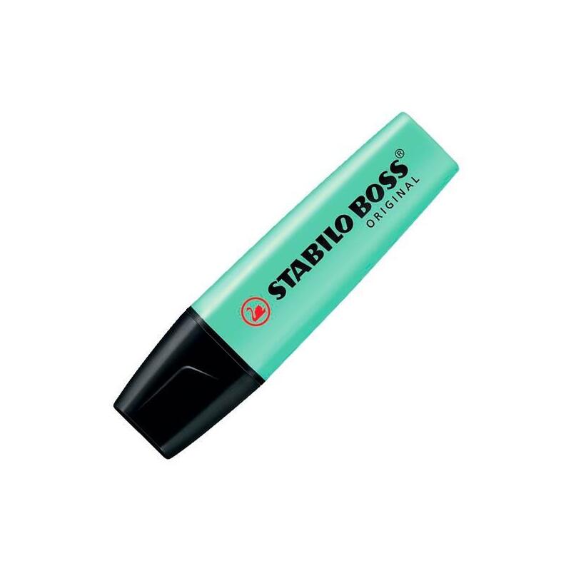 pack-de-10-unidades-stabilo-boss-marcador-fluorescente-menta-pastel