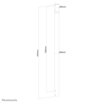 newstar-barra-de-extension-100-cm-pole-for-fpma-c340black