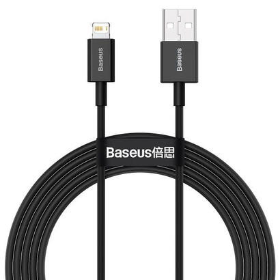 baseus-catlys-a01-cable-usb-2-m-usb-a-usb-clightning-negro