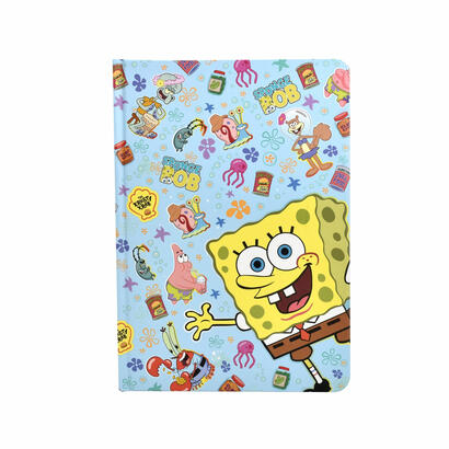thumbs-up-spongebob-cuaderno-y-block-a5-80-hojas-azul-claro-multicolor