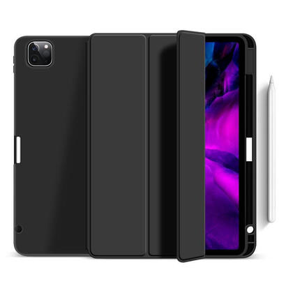 miami-pencil-case-ipad-pro-13-2024-black-pu-leather-front