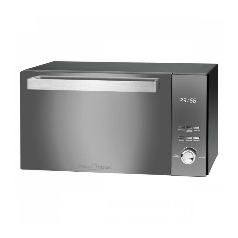 microondas-proficook-pc-mwg-1204-con-grill-23-l-800-w-espejo-acero-inoxidable microondas-proficook-pc-mwg-1204-con-grill-23-l-800-w-espejo-acero-inoxidable