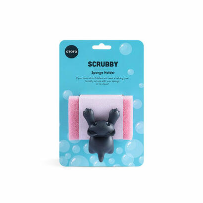 ototo-scrubby-grey-sponge-holder