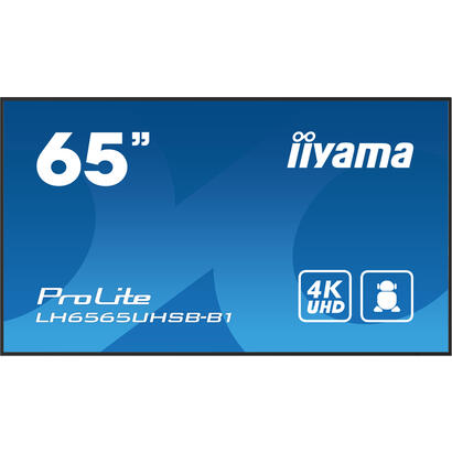 iiyama-lh6565uhsb-b1-pantalla-de-senalizacion-diseno-de-quiosco-1638-cm-645-led-wifi-800-cd-m-4k-ultra-hd-negro-procesador-incor
