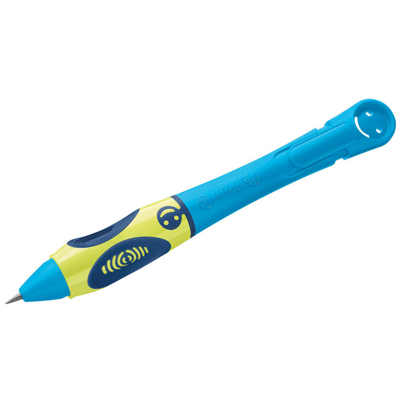 pelikan-griffix-bleimift-linkshander-neon-fresh-blue-faltschachtel