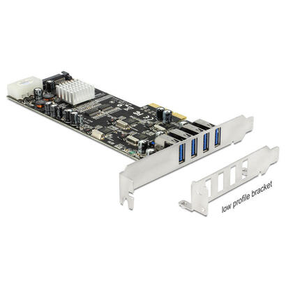 delock-pcie-x4-en-4x-ext-usb-32-gen-1-quad-canal-connection-de-4-pines-controlador-usb-89365