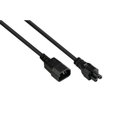 alcasa-p1405-s030-cable-de-transmision-negro-3-m-c14-acoplador-c5-acoplador