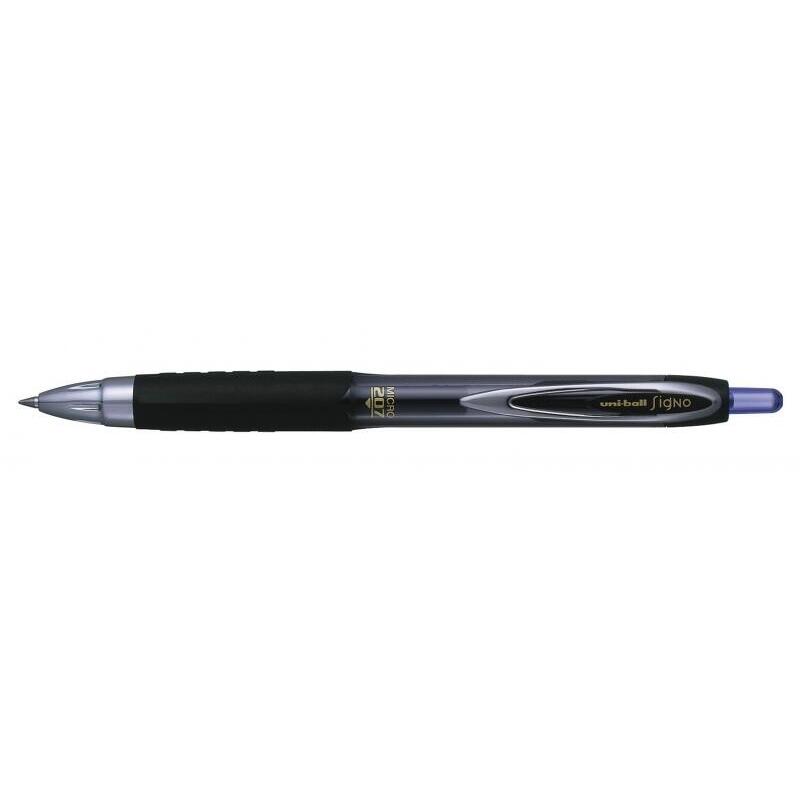 pack-de-12-unidades-uni-ball-signo-umn-207-roller-de-tinta-liquida-punta-de-bola-05mm-grip-de-caucho-antifatiga-