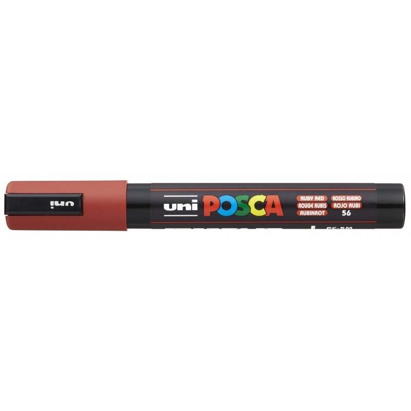 pack-de-6-unidades-posca-pc-5m-marcador-de-pintura-punta-de-bala-18-25mm-tinta-base-al-agua-resistente-a-la-luz