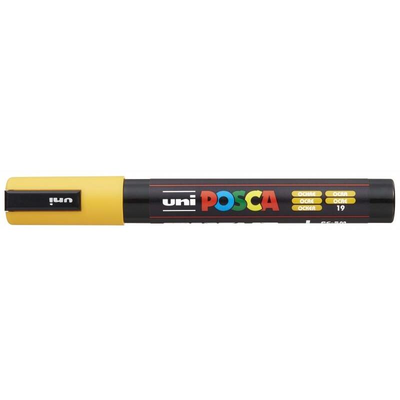 pack-de-6-unidades-posca-pc-5m-marcador-de-pintura-punta-de-poliester-18-25mm-tinta-base-al-agua-resistente-a