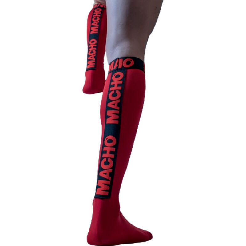 macho-calcetines-finos-rojo-talla-unica