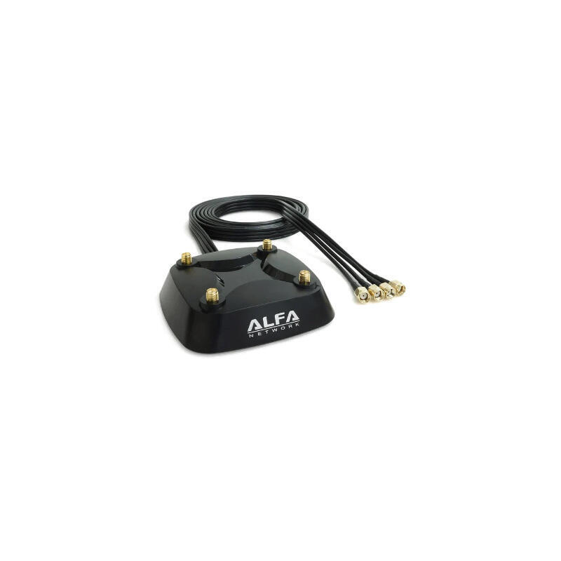 alfa-network-ars-as04t-base-magneacute-tica-dual-4x4-con-cuatro-conectores-rp-sma-hembra-al-final-del-cable-de-2-metros-y-cuatro
