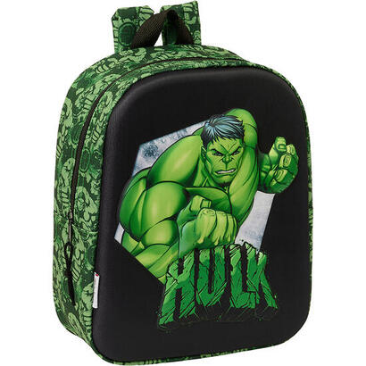 mochila-guarderia-3d-bolsillo-red-hulk