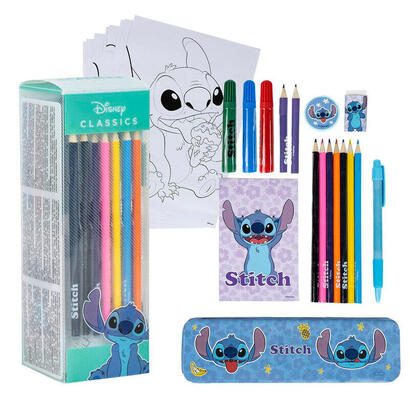 set-papeleria-coloreable-stitch-disney
