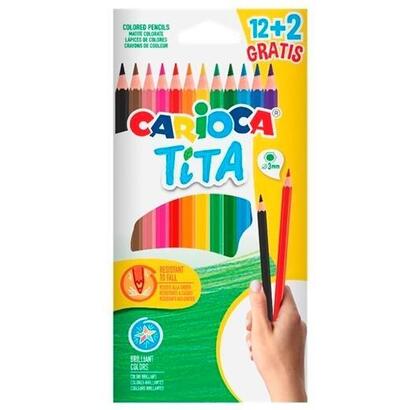 carioca-lapices-de-colores-tita-estuche-122-ud-gratis-surtidos