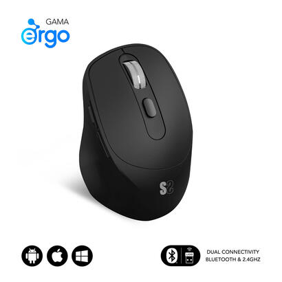 raton-subblim-confort-ergo-dual-inalambrico-bluetooth-usb-24ghz-2400dpi-5-botones-uso-diestro-negro