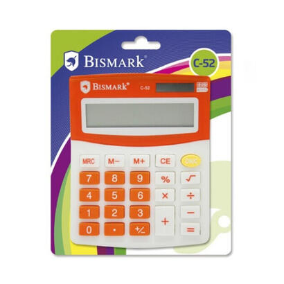 bismark-calculadora-bismark-c-52-escolar-de-8-digitos-funciones-basicas-y-memoria-alimentacion-solar-y-a-pilas-