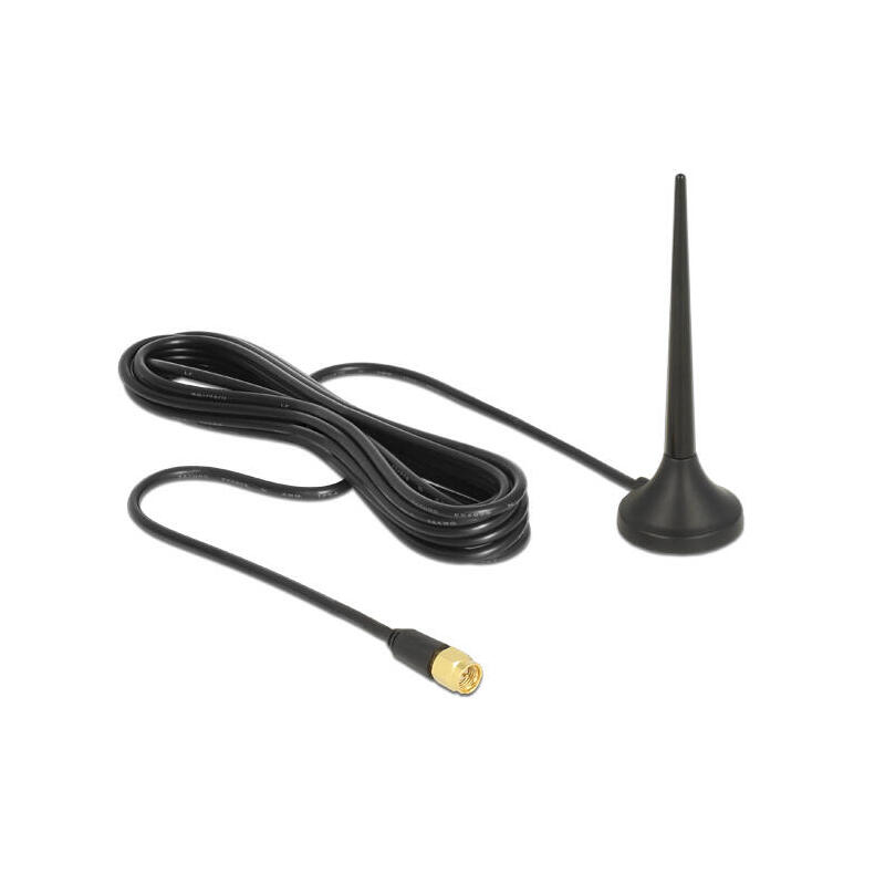 delock-12416-antena-lte-gsm-umts-macho-sma-3-dbi-omnidireccional-fija-con-base-magnetica-y-cable-de-conexion-rg-174-2-m-para-ext