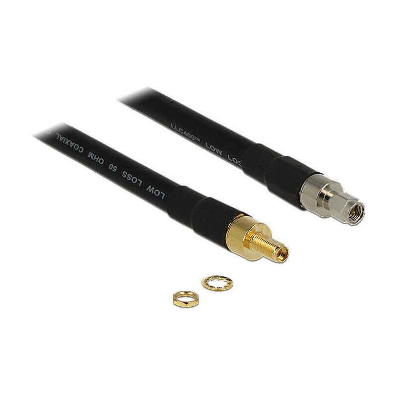 delock-13005-cable-de-antena-de-macho-sma-hembra-sma-cfd400-llc400-1-m-de-baja-perdida