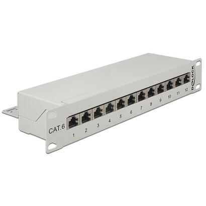 delock-43299-10-patch-panel-12-port-cat6-grey
