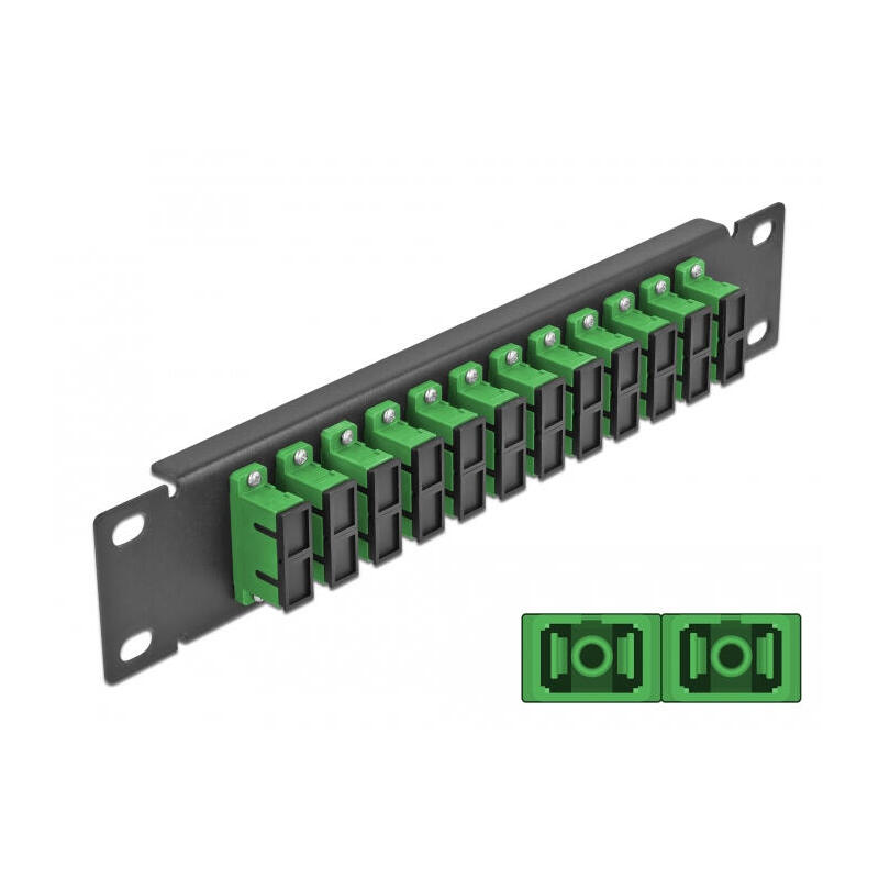 delock-66772-panel-de-conexion-de-fibra-optica-de-10-de-12-puertos-sc-duplex-verde-1u-negro
