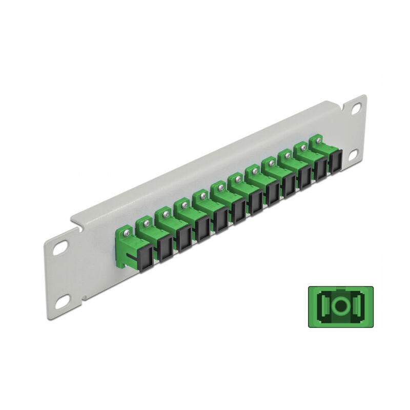delock-66782-panel-de-conexion-de-fibra-optica-de-10-de-12-puertos-sc-simplex-verde-1u-gris
