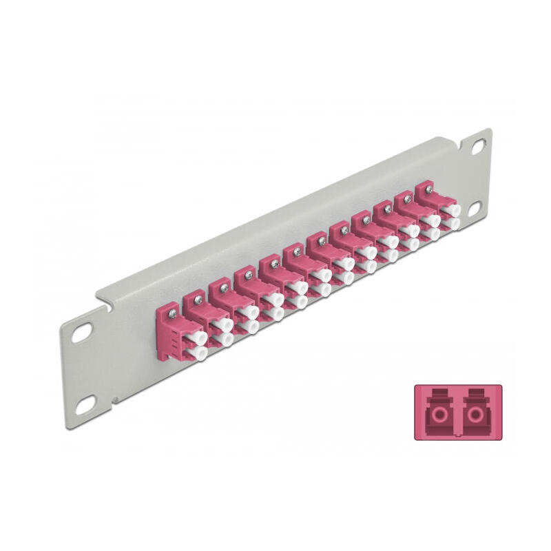 delock-66790-panel-de-conexion-de-fibra-optica-de-10-de-12-puertos-lc-duplex-violeta-1u-gris