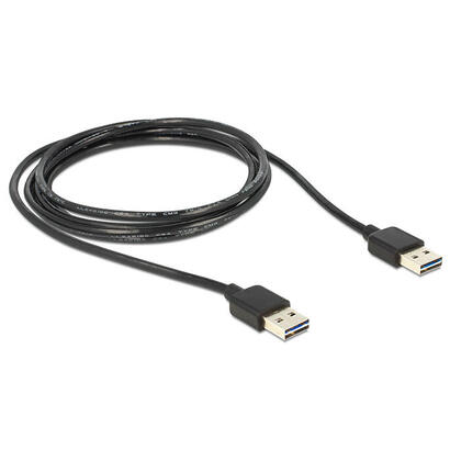 delock-83462-cable-easy-usb-20-type-a-macho-easy-usb-20-type-a-macho-de-3-m-negro