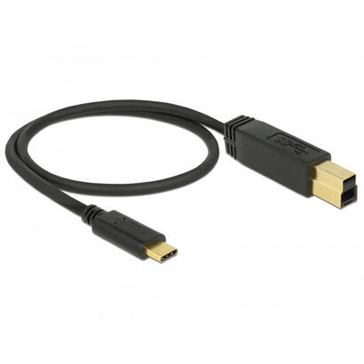 delock-83674-cable-usb-31-gen-2-10-gbps-type-c-a-tipo-b-05-m